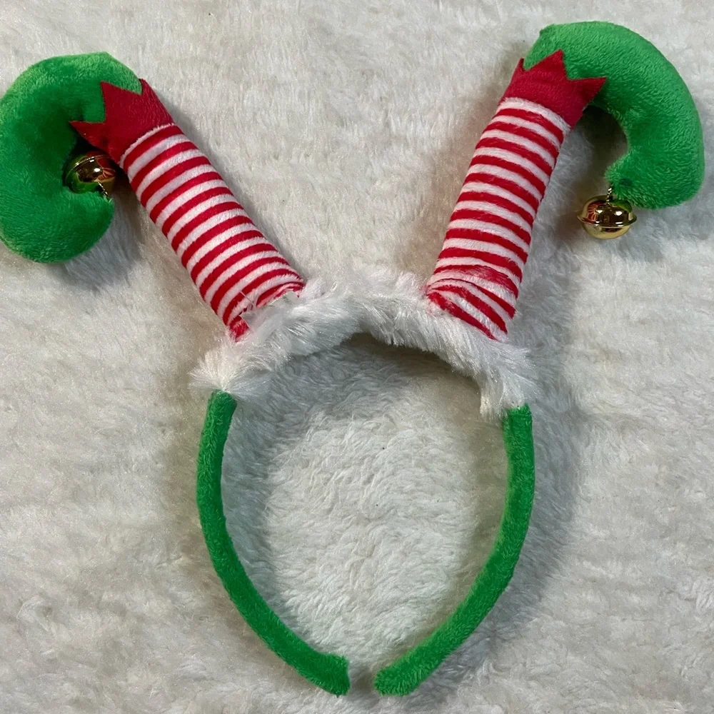 Elf Headband With Bells For Dog